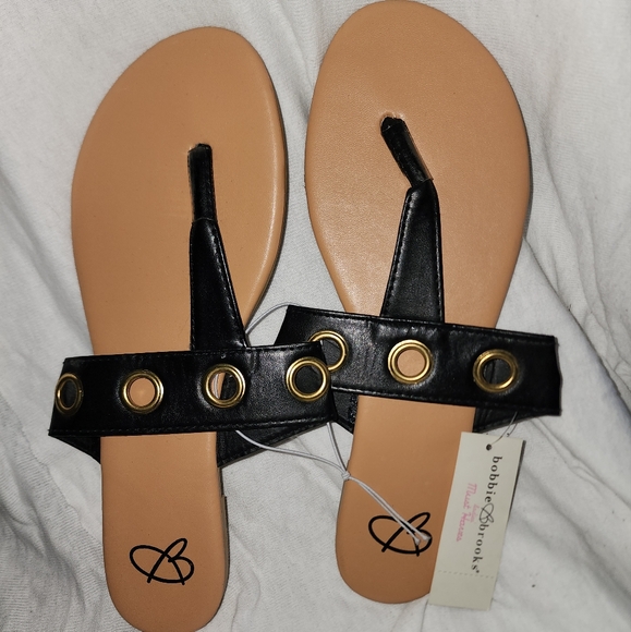 Bobbi Brown black flip flops - Picture 1 of 2